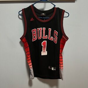 Adidas Bulls Jersey with Red Accents